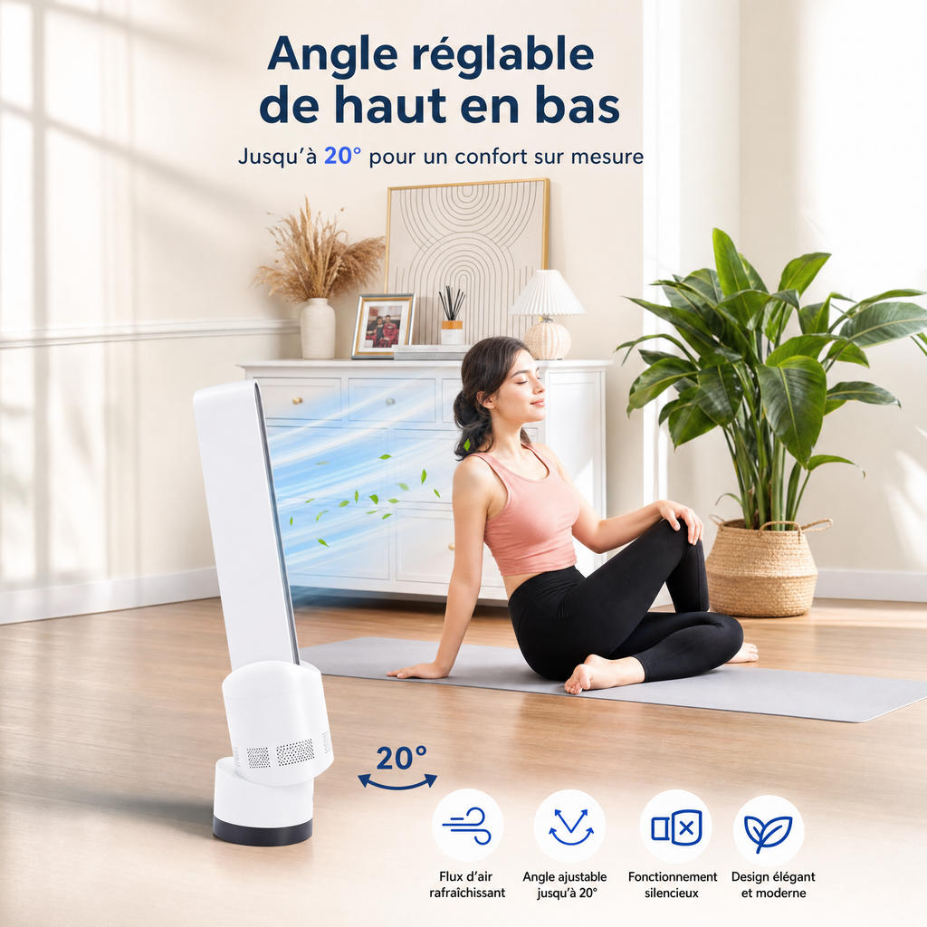 Ventilateur Colonne avec Purificateur d’Air