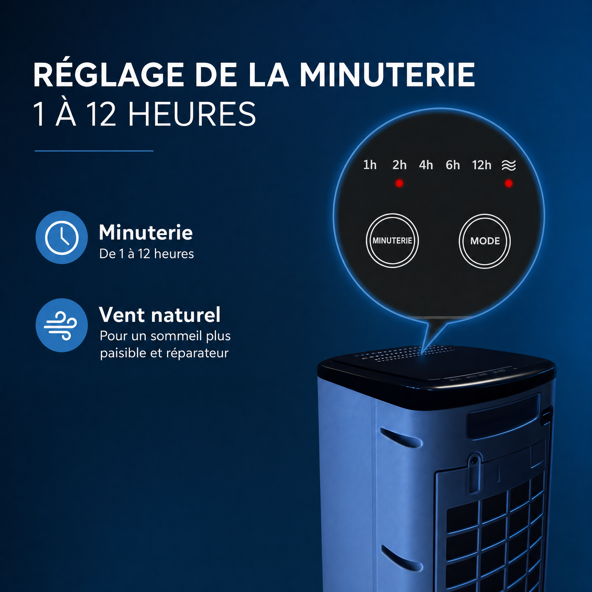 Climatiseur d'Air Mobile avec Télécommande